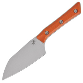 Nóż kuchenny Microtech Santoku 4.2" Ember G10, Stonewashed M390MK (3300-10EM)