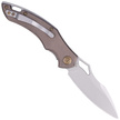 Nóż składany FoxEdge Sparrow Brown Anodized Aluminium, Sand Blasted by Denis Simonutti (FE-031)