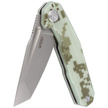Kubey Carve Knife Digital Camo G10, Bead Blasted AUS-10 (KB237H)