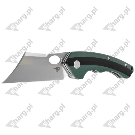 Bestech Knife Skirmish Green / Black G10, Satin D2 (BG44A)