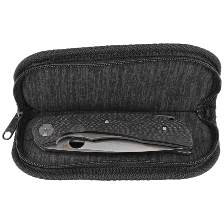 Spyderco Knife Subvert Sprint Run Carbon Fiber / Titanium, Satin Plain CPM 20CV by Nati Amor (C239CFP)