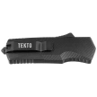 Tekto A5 Spry Mini D/E Black Aluminum OTF Knife, Black CPM S35VN