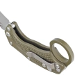 Nóż grawitacyjny Reate EXO-K Gravity Karambit Green Aluminium, Stonewashed N690