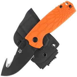 Fox Core Hunter Knife Orange FRN, Black Idroglider Becut by Jesper Voxnæs (FX-624 OR)