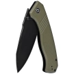 Civivi Placoid OD Green G10 Knife, Black Stonewashed 14C28N (C23079-3)