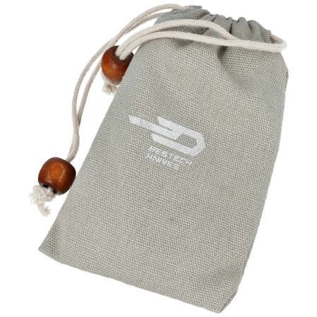 Bestech The Reticulan Neck Knife Blue Titanium, Damascus by Elijah Isham (BT1810H)