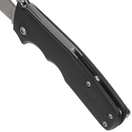 Demko Shark Cub Slicer Shark Knife Black GRN, Stonewashed AUS10A by Andrew Demko (SC-10A-GRNBLK-SS)