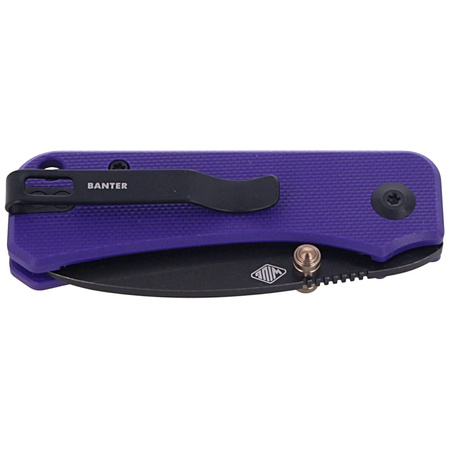 Nóż składany CIVIVI Baby Banter Purple G10, Black Stonewashed by Ben Petersen (C19068S-4)