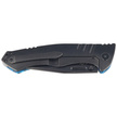 Nóż składany Bestech Keen II Black-Blue G10/Titanium, Black Stonewashed CPM S35VN by Koens Craft (BT2301D)