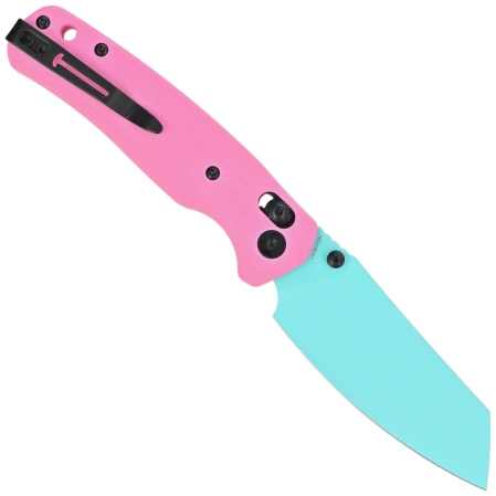Nóż składany Bestechman Cicada's Wing Pink G10, Blue 10Cr15MoV (BMK06E)
