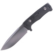 LionSteel Tactical Knife Black Micarta, Satin Niolox by Molletta (T5 MI)