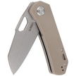 Kubey Knife Duroc Tan G10, Bead Blasted AUS-10 by Colin Maisonpierre (KU332K)