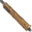 Microtech Dirac Delta D/E OTF Knife Tan Aluminum, Black M390 by Tony Marfione (227-1TA)