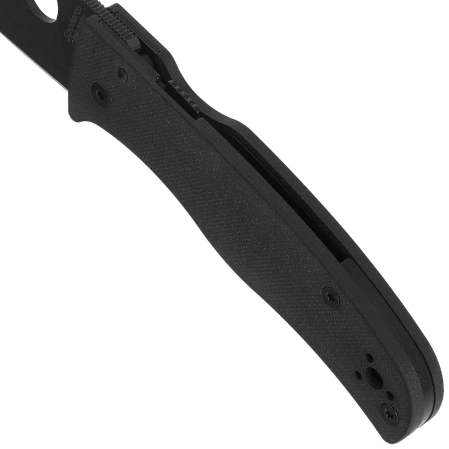 Spyderco Bodacious Black G10, Black DLC CPM S30V by Sal Glesser Knife (C263GPBK)