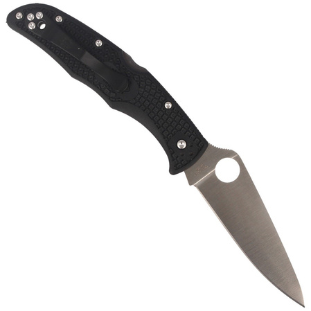 Spyderco Endura 4 FRN Black Full Flat Plain Knife (C10FPBK)