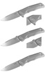 LionSteel T.R.E. Grey / Bronze Titanium, Stone Washed M390 by Molletta (TRE BR)