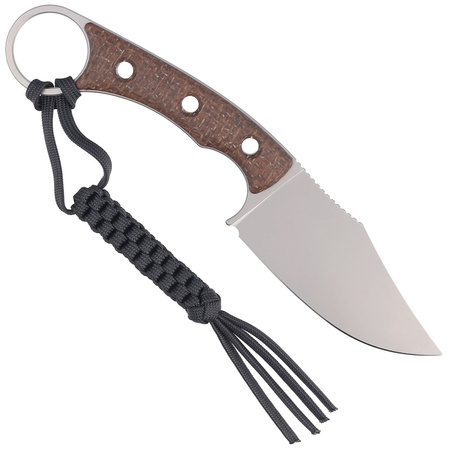 Nóż Civivi Midwatch Brown Burlap Micarta, Silver Bead Blasted N690 (C20059B-2)