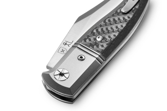 Nóż LionSteel Gitano Carbon Fibre, Satin Blade (GT01 CF)