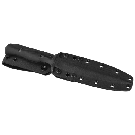 Spartan Blades Harsey Dagger Knife Black Canvas Micarta, Black PVD MagnaCut by William W. Harsey (SB49BKBKKYBK)