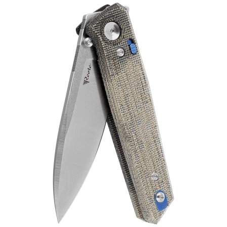 Reate PL-6 Knife Green / Black Micarta, Satin Nitro-V (PL-6 GRBKM SAT)