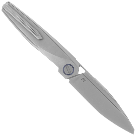 Nóż składany Rike Knife Baidi T Titanium/Carbon Fiber, Bead Blasted M390 (RK-Baidi-T-P/BCF)
