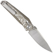 Bestech Mothus Light Bronze Titanium, Satin M390 by Kombou Knife (BT2206B)