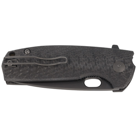 Nóż składany FOX Core Black Carbon Fiber, PVD Elmax by Jesper Voxnæs (FX-604 CF)