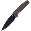 Nóż składany WeKnife Subjugator Bronze Titanium, Black Stonewashed CPM 20CV (WE21014C-4)