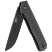 Tekto F1 Alpha Knife Black Carbon Fiber, Blue HW, Black D2
