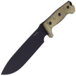 Nóż LionSteel M7B, Green Micarta, Black Sleipner (M7B CVG)