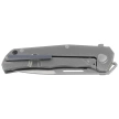 Nóż składany LionSteel Q4ttro Gray Titanium/ Fat Carbon, Satin MagnaCut by Molletta (Q4 GY)