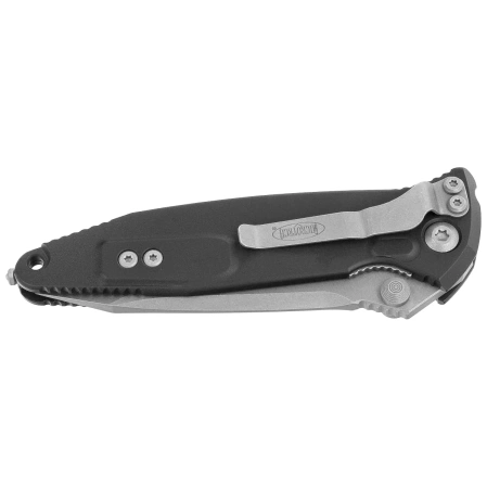 Nóż składany Microtech Socom Elite T/E-M Black Aluminum, Apocalyptic M390MK by Tony Marfione (161-10AP)