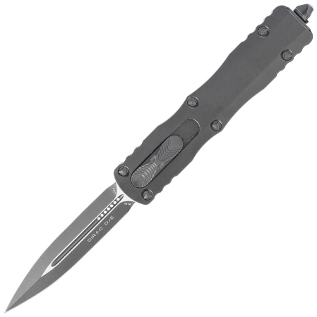 Microtech Dirac D/E OTF Knife Black Aluminum, Tactical by Tony Marfione (225-1T)