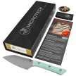 Microtech Santoku Knife 4.2'' Caribbean Blue G10, Stonewashed M390MK (3300-10CA)