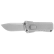 Remette Sharp Leopard Gravity Knife Gray Titanium, Hand Grinding Pearlescent M390 (RTSLA)