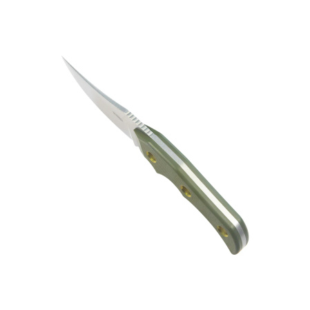 Nóż Kubey Blade Hunter Green G10, Beadblasted 14C28N by Mikkel Willumsen (KU375C)