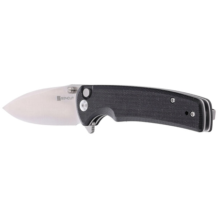 Nóż składany Sencut Sachse Black Micarta, Satin 9Cr18MoV (S21007-1)