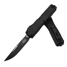 Microtech Ultratech Gen III ZBP S/E OTF Knife Black Aluminum, Tactical M390MK by Tony Marfione (1121-1T)