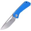 Nóż składany Kubey Thalia Blue G10, Beadblasted D2 (KU331B)