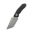 Kubey Yokai Knife Black G10, Stonewashed 14C28N by Damned Designs (KU382A)