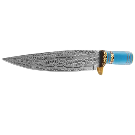 Nóż Martinez Albainox Blue Acrylic, Damascus 256 Layers (32564)