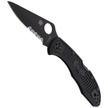 Nóż Spyderco Delica 4 FRN Black / Black Blade (C11PSBBK)