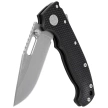 Demko MG AD20S Clip Point Black G10, Stonewashed MagnaCut by Andrew Demko (MGAD20S-MAG-BKG10-CP)