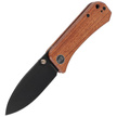 Nóż składany WE Knife Banter Cuibourtia Wood, Black Stonewashed CPM-S35VN by Ben Petersen (2004K)