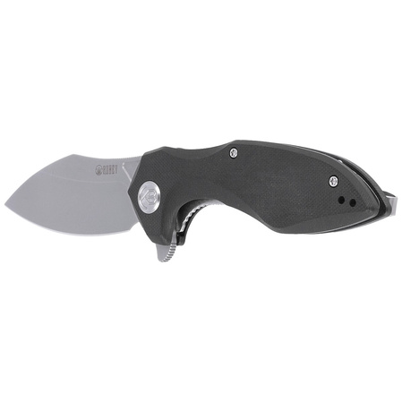 Nóż Kubey Knife Noble, Black G10, Bead Blasted D2 (KU236A)