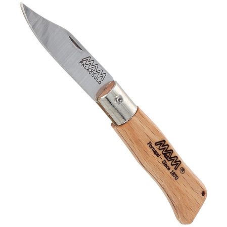MAM Douro Mini Knife, Light Beech Wood, Inox HW, Satin 420 (2003-LW)
