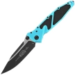 Nóż składany Microtech Socom Elite S/E-M Turquoise Aluminum/3M, Black M390 by Tony Marfione (160-1TQ)