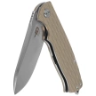 Bestech Grampus Knife Beige G10, Stonewashed/Satin D2 (BG02C)