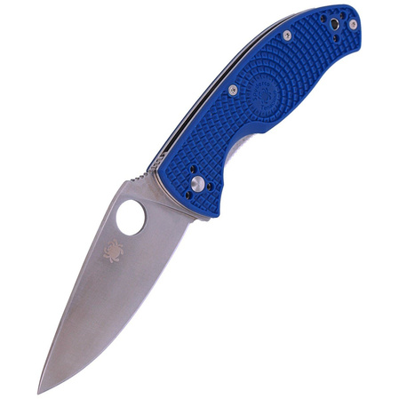 Spyderco Tenacious Lightweight Knife Blue FRN, Satin CPM S35VN by Eric Glesser (C122PBL)
