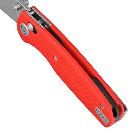 Nóż składany Kubey Breeze Red G10, Stonewashed 14C26N by Caleb Waldman (KU288B)